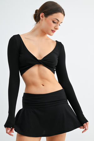 Ease Twist Top │ Black